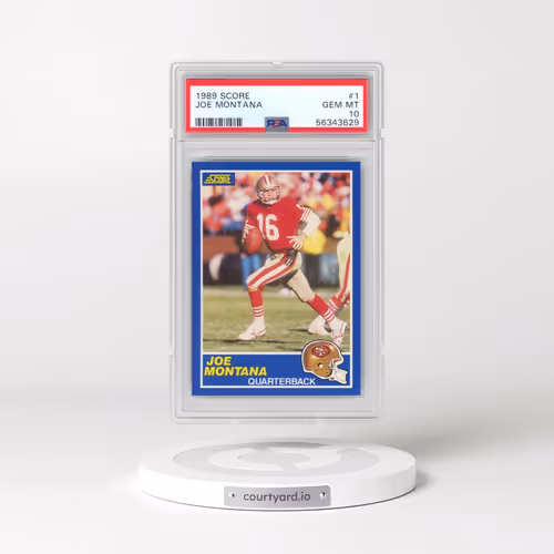 1989 Score #1 Joe Montana (PSA 10 GEM MINT)