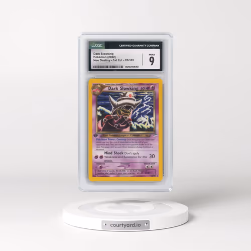2002 Neo Destiny #20/105 Dark Slowking - 1st Edition 1st Edition (CGC 9 MINT)