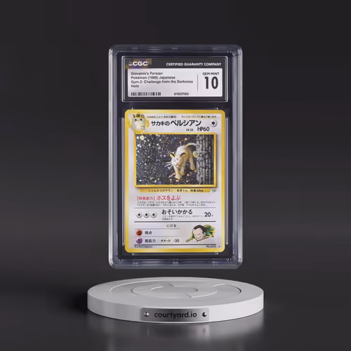 1999 Gym 2: Challenge from the Darkness Giovanni's Persian - Holo (CGC 10 GEM MINT)
