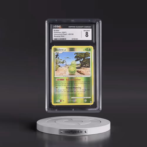 2007 Diamond & Pearl #43/130 Budew - Reverse Holo (CGC 8 NM-MT)