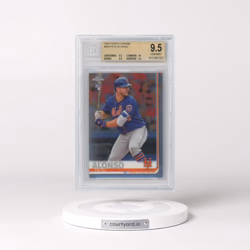 2019 Topps Chrome #204 Pete Alonso (BGS 9.5 GEM MINT)