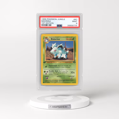 1999 Pokémon Jungle #40 Nidorina - 1st Edition (PSA 9 MINT)