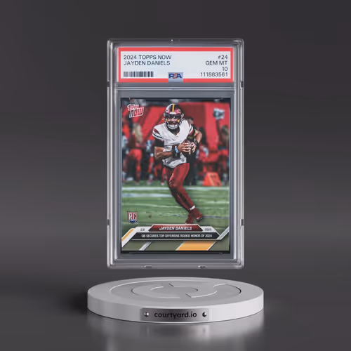 2024 Topps Now #24 Jayden Daniels (PSA 10 GEM MINT)