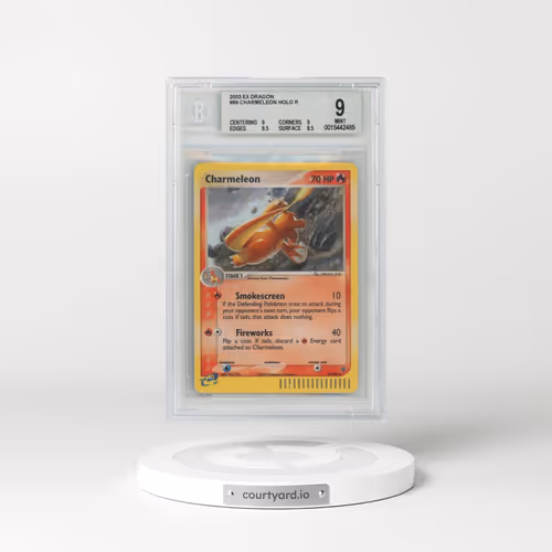 2003 EX Dragon (2003 Copyright, w/ "e" Symbol) #99 Charmeleon - Holo (BGS 9 MINT)