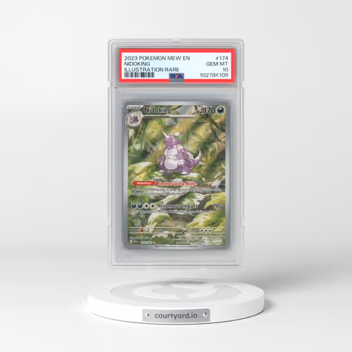 2023 Pokémon Mew EN-151 #174 Nidoking - Illustration Rare (PSA 10 GEM MINT)