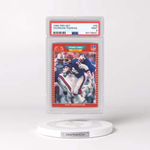 1989 Pro Set #32 Thurman Thomas (PSA 9 MINT)