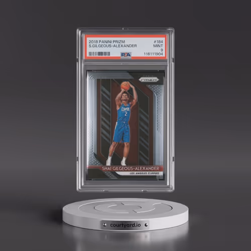 2018 Panini Prizm #184 Shai Gilgeous-Alexander (PSA 9 MINT)