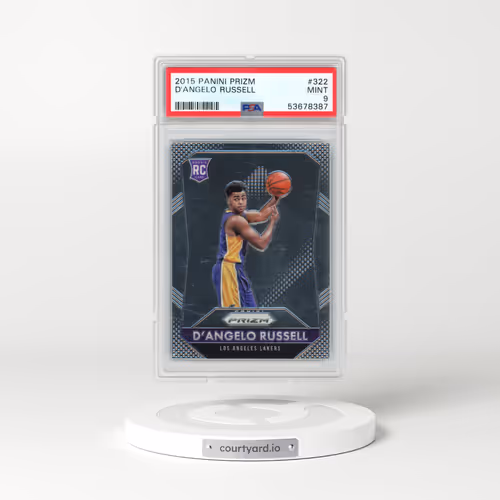 2015 Panini Prizm #322 D'Angelo Russell (PSA 9 MINT)