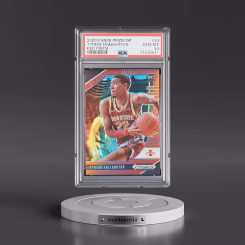 2020 Panini Prizm Draft Picks #10 Tyrese Haliburton - Red Prizm (PSA 10 GEM MINT)