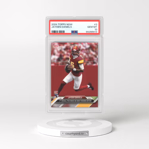 2024 Topps Now #3 Jayden Daniels (PSA 10 GEM MINT)