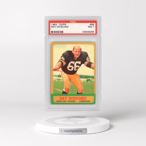 1963 Topps #96 Ray Nitschke (PSA 7 NM)
