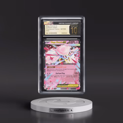 2025 Phantasmal Flames - PFL EN #041/094 Mega Diancie ex - Holo (CGC 10 PRISTINE)