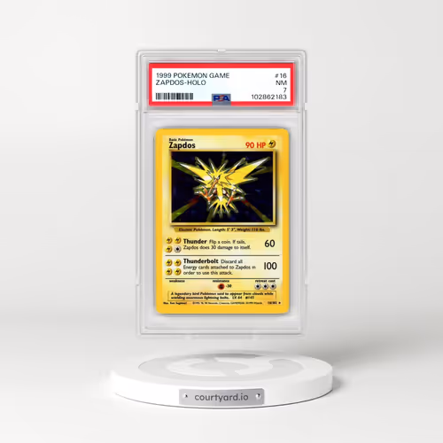 1999 Pokémon Game #16 Zapdos - Holo (PSA 7 NM)