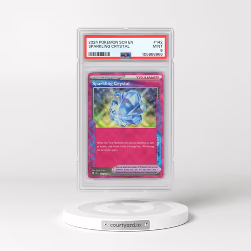 2024 Pokémon Scr EN-Stellar Crown #142 Sparkling Crystal (PSA 9 MINT)