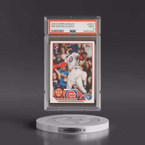 2023 Topps Update #US31 Nelson Velazquez (PSA 9 MINT)