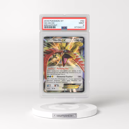 2016 Pokémon XY Breakpoint #92 HO-Oh EX - Holo (PSA 9 MINT)