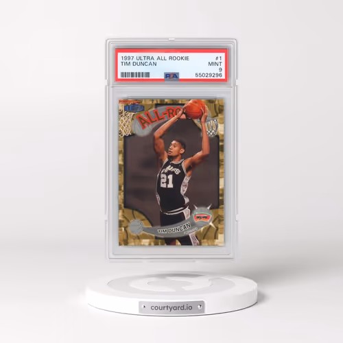 1997 Ultra All-Rookies #1 Tim Duncan (PSA 9 MINT)