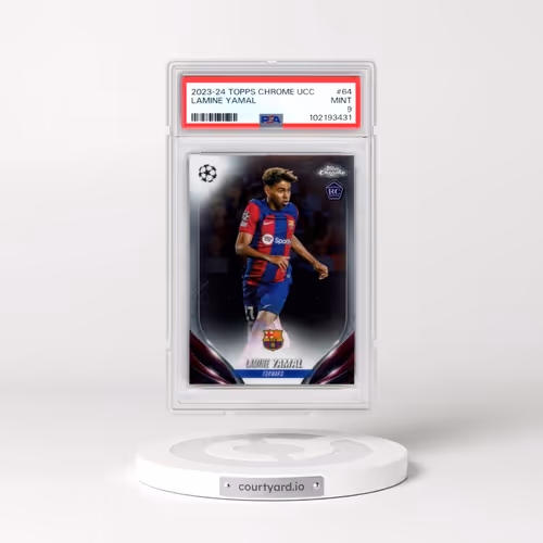 2023-24 Topps Chrome UEFA Club Competitions #64 Lamine Yamal (PSA 9 MINT)