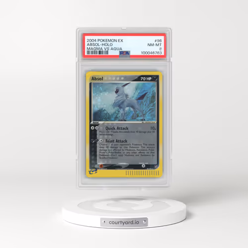 2004 Pokémon EX Team Magma VS Team Aqua #96 Absol - Holo (PSA 8 NM-MT)