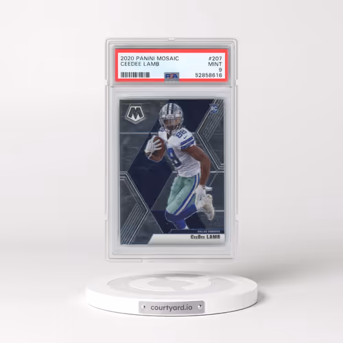 2020 Panini Mosaic #207 Ceedee Lamb (PSA 9 MINT)