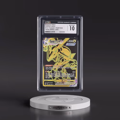 2022 Silver Tempest #TG29/TG30 Rayquaza VMAX - Trainer Gallery Holo (CGC 10 GEM MINT)