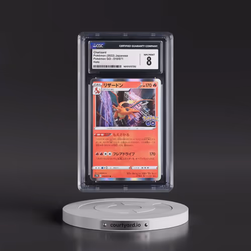 2022 Pokémon GO #010/071 Charizard - Holo (CGC 8 NM-MT)