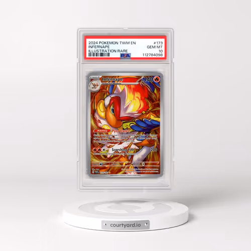 2024 Pokémon Twm EN-Twilight Masquerade #173 Infernape - Illustration Rare (PSA 10 GEM MINT)