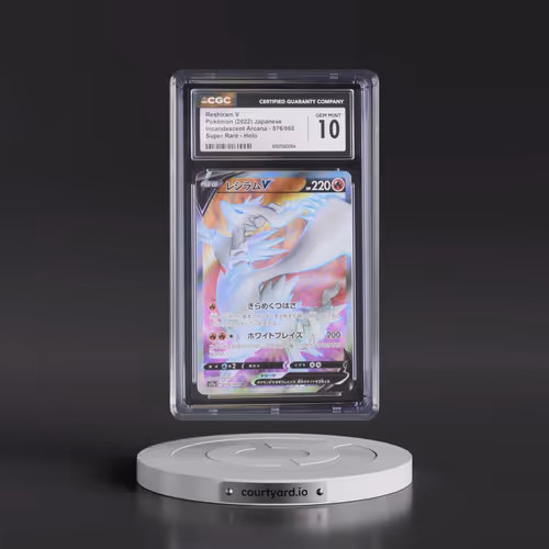 2022 Incandescent Arcana #076/068 Reshiram V - Super Rare Holo (CGC 10 GEM MINT)