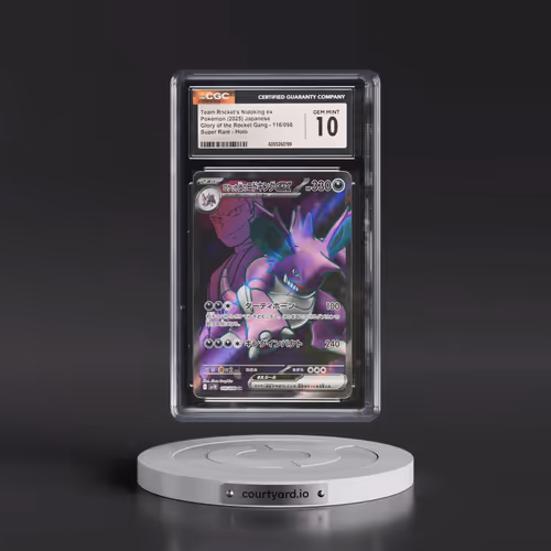 2025 Glory of the Rocket Gang - sv10 #116/098 Team Rocket's Nidoking ex - Super Rare Holo (CGC 10 GE