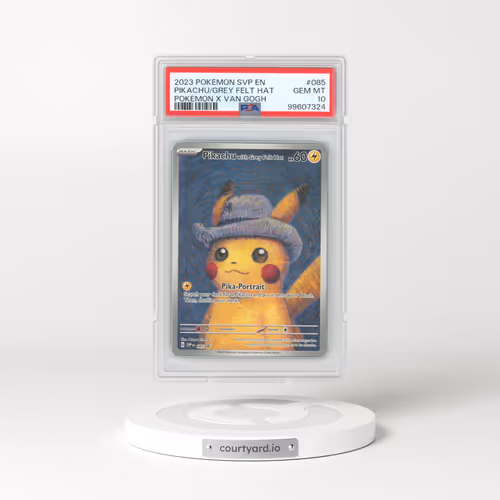 2023 Pokémon Svp EN-SV Black Star Promo #085 Pikachu With Grey Felt Hat - Pokemon X Van Gogh (PSA 10 GEM MINT)