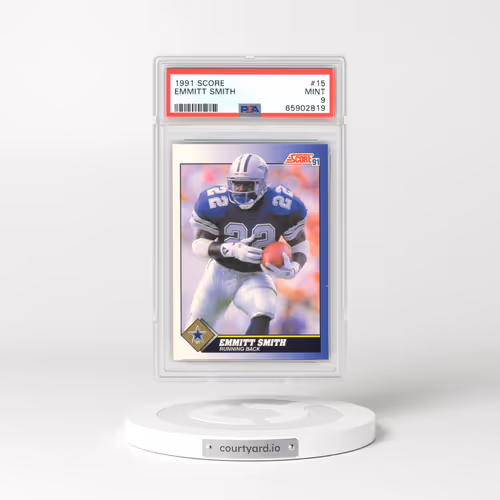 1991 Score #15 Emmitt Smith (PSA 9 MINT)