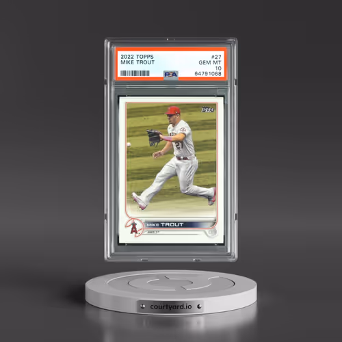 2022 Topps #27 Mike Trout (PSA 10 GEM MINT)