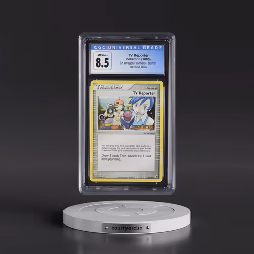 2006 EX Dragon Frontiers #82/101 TV Reporter - Reverse Holo (CGC 8.5 NM-MT+)