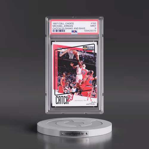 1997 Collector's Choice #193 Michael Jordan - Catch 23-Shake and Bake (PSA 9 MINT)