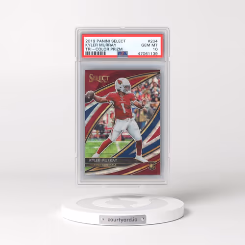 2019 Panini Select #204 Kyler Murray - Tri-Color Prizm (PSA 10 GEM MINT)