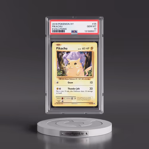 2016 Pokémon XY Evolutions #35 Pikachu (PSA 10 GEM MINT)