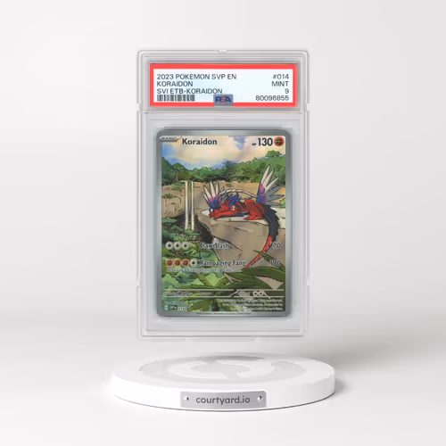 2023 Pokémon Svp EN-SV Black Star Promo #014 Koraidon - Scarlet & Violet Elite Trainer Box-Koraidon (PSA 9 MINT)