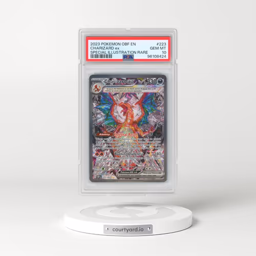 2023 Pokémon Obf EN-Obsidian Flames #223 Charizard EX - Holo Special Illustration Rare (PSA 10 GEM M