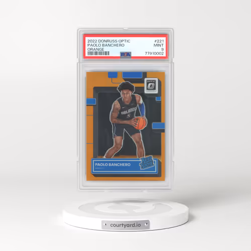 2022 Panini Donruss Optic #221 Paolo Banchero - Orange (PSA 9 MINT)
