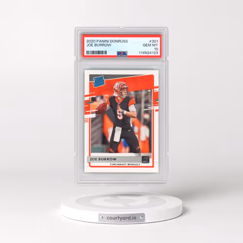 2020 Panini Donruss #301 Joe Burrow (PSA 10 GEM MINT)