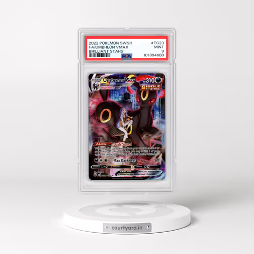 2022 Pokémon Sword & Shield Brilliant Stars #TG23 Umbreon Vmax - Full Art (PSA 9 MINT)