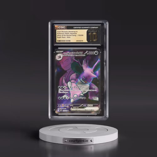2025 Glory of the Rocket Gang - sv10 #116/098 Team Rocket's Nidoking ex - Super Rare Holo (CGC 10 PR