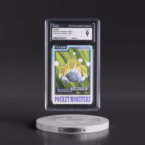 1997 (Pocket Monsters on Bottom) Part 4 #043 Oddish (CGC 9 MINT)