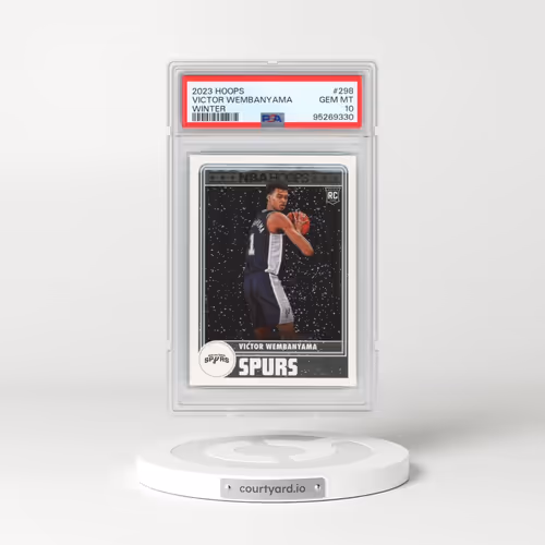 2023 Panini NBA Hoops #298 Victor Wembanyama - Winter (PSA 10 GEM MINT)