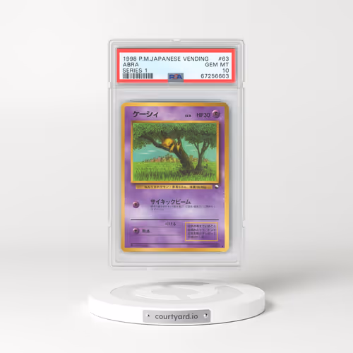 1998 Pokémon Vending #63 Abra - Series 1 (PSA 10 GEM MINT)