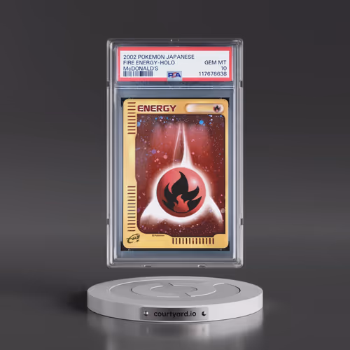2002 Pokémon McDonald's Fire Energy - Holo (PSA 10 GEM MINT)
