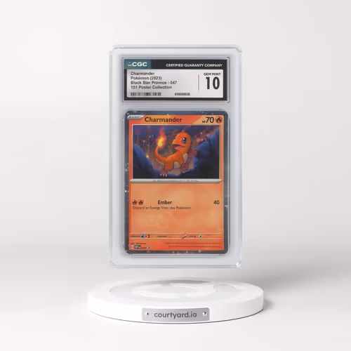 2023 Black Star Promos - Scarlet & Violet SVP EN #047 Charmander - 151 Poster Collection (Cosmos Hol