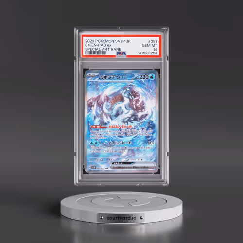 2023 Pokémon Sv2p-Snow Hazard #093 Chien-Pao EX - Holo Special Art Rare (PSA 10 GEM MINT)