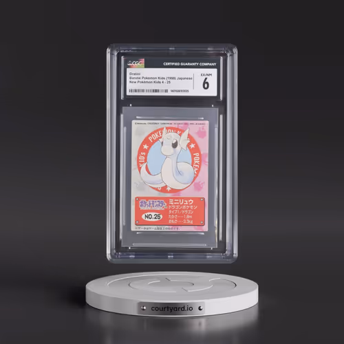 1998 New Pokémon Kids 4 (Toys 125-137 on Back) #25 Dratini (CGC 6 EX-NM)