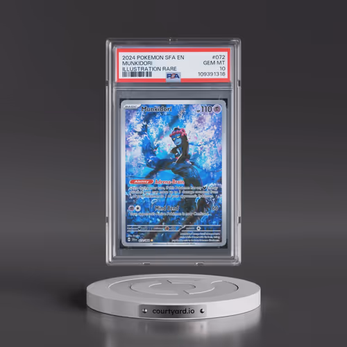2024 Pokémon Sfa EN-Shrouded Fable #072 Munkidori - Illustration Rare (PSA 10 GEM MINT)